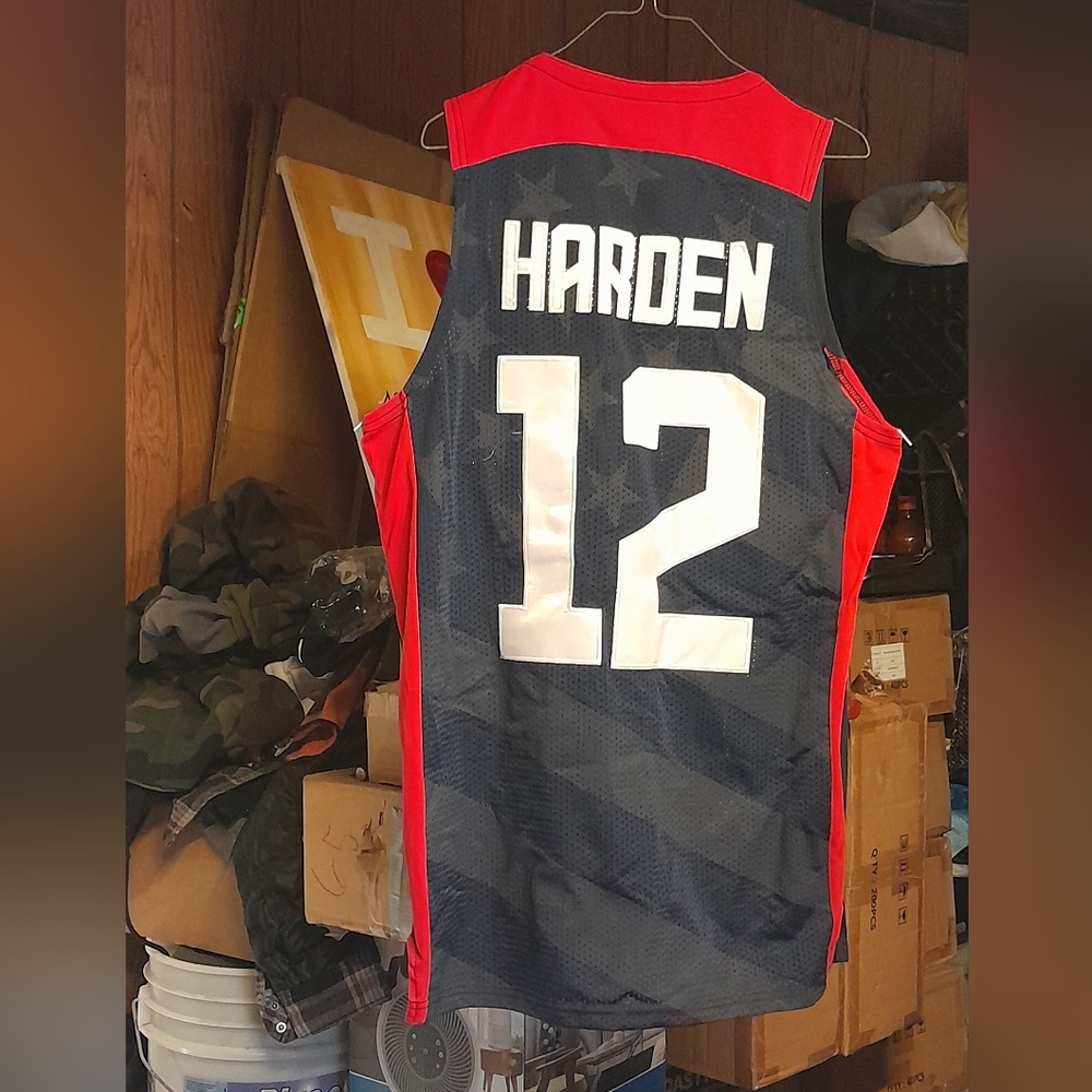 2012 USA Olympic Men Basketball REDEEM TEAM- James Harden Jersey